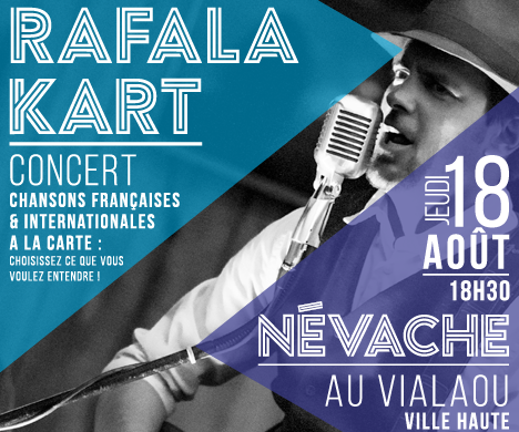 OFFICE DU TOURISME DE NÉVACHE – Affiche – Concert Rafalakart – 2016