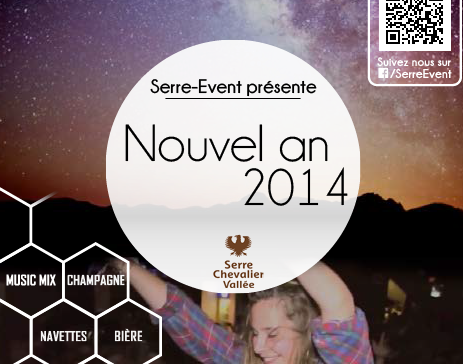 SERRE-EVENT – Affiche – Nouvel an 2014 – 2013